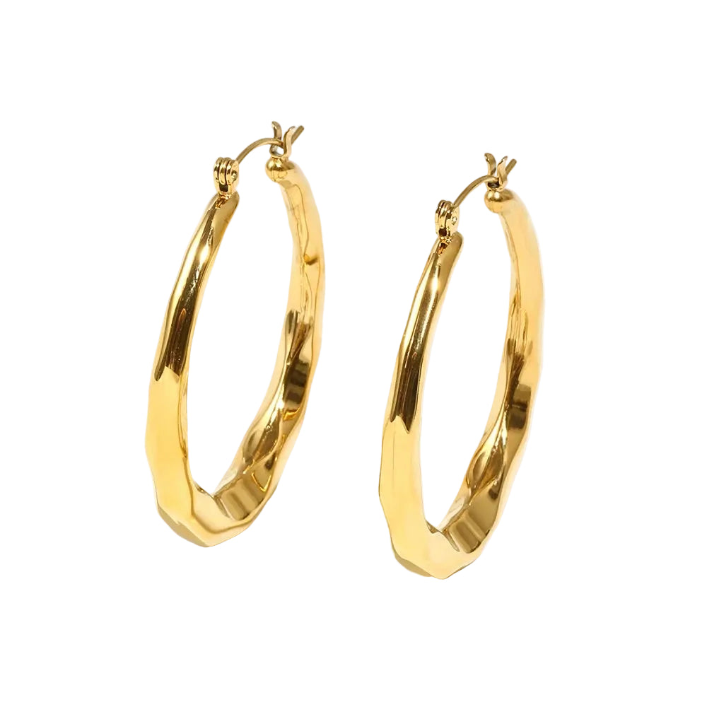 Brincos de Argola em Aço Inoxidável