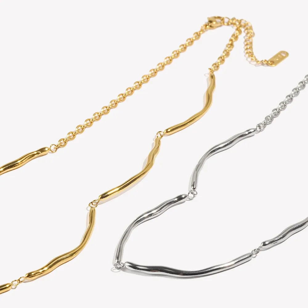 Colar Minimalista em Aço Inoxidável 316L E.B.belle