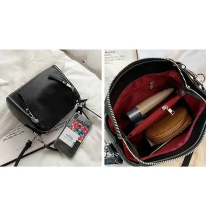 Bolsa Crossbody de Couro Legítimo Feminina de Luxo