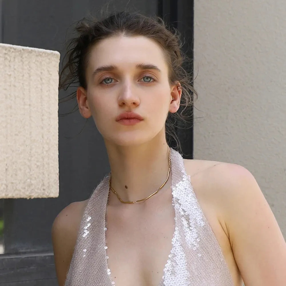 Colar Minimalista em Aço Inoxidável 316L E.B.belle