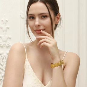 Pulseira de Aço Inoxidável E.B.belle - Elegância Frutada