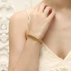 Pulseira de Aço Inoxidável Luxuosa Ebbelle