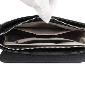 Bolsa Crossbody Luxo em Couro Genuíno para Mulheres