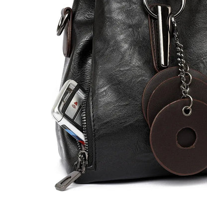 Bolsa de Couro Luxuosa Feminina - Alta Capacidade