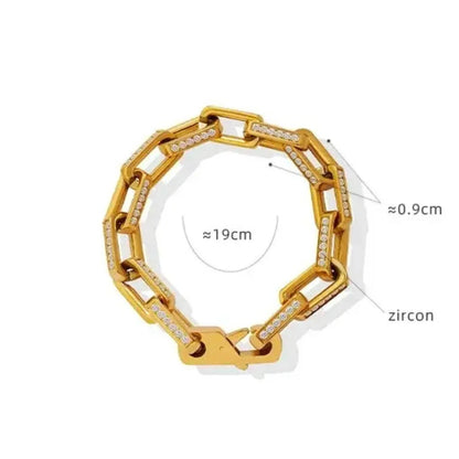 Pulseira Feminina em Aço Inoxidável