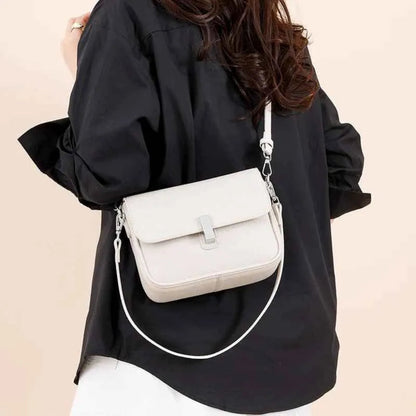 Bolsa Crossbody Luxo em Couro Legítimo para Mulheres