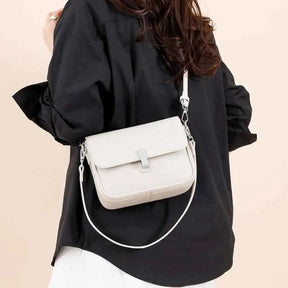 Bolsa Crossbody Luxo em Couro Genuíno para Mulheres