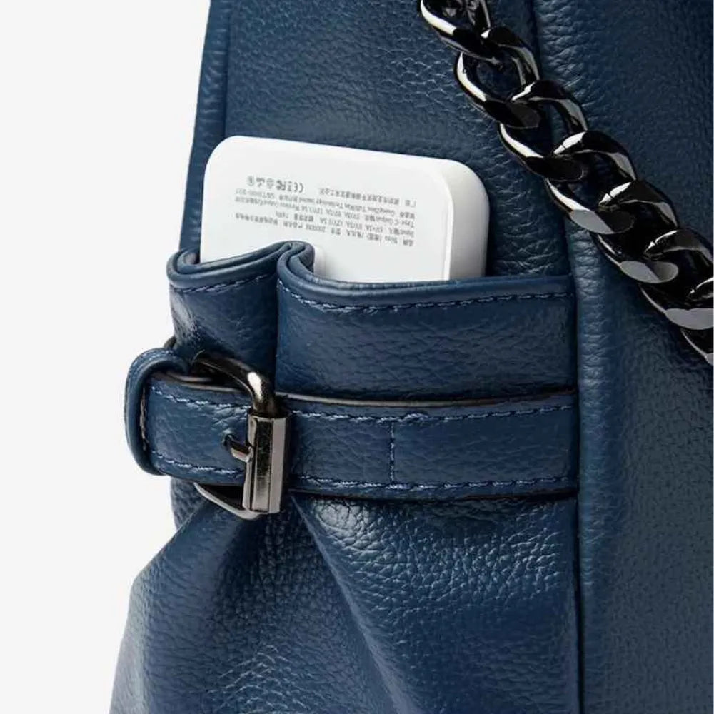 Bolsa de Luxo Feminina em Couro Macio