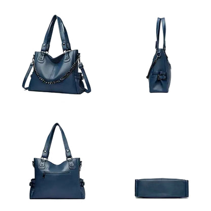 Bolsa de Luxo Feminina em Couro Macio