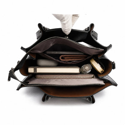 Bolsa de Ombro Luxuosa em Couro de Alta Qualidade