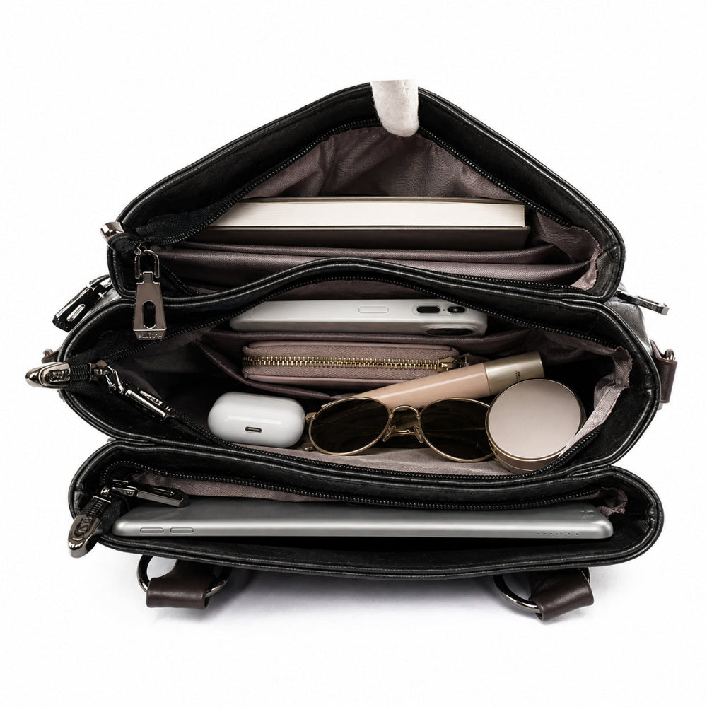 Bolsa de Couro Luxuosa Feminina - Alta Capacidade