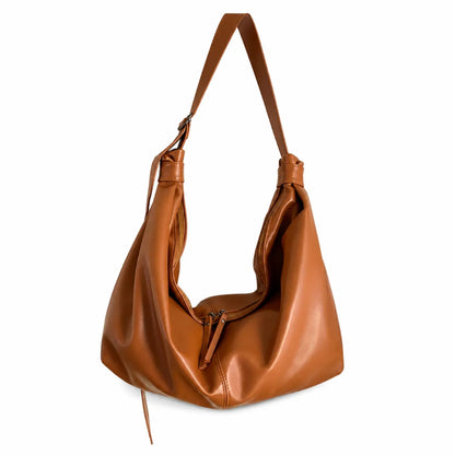 Bolsa Hobo de Couro Plutônio Luxo para Mulheres
