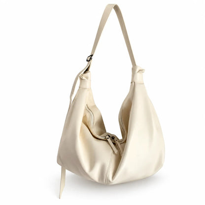 Bolsa Hobo de Couro Plutônio Luxo para Mulheres