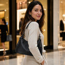 Bolsa de Luxo em Couro Legítimo com Borla para Mulheres