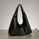 Bolsa Hobo de Couro Plutônio Elegante + Brinde Exclusivo