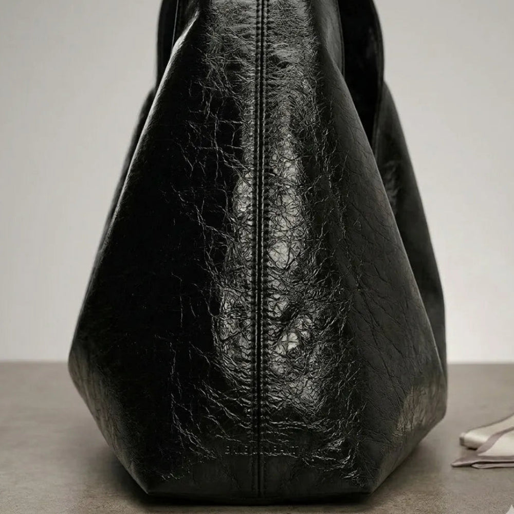 Bolsa Hobo de Couro Plutônio Elegante + Brinde Exclusivo