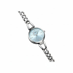 Relógio Feminino Curren Luxo com Strass e Aço Inoxidável