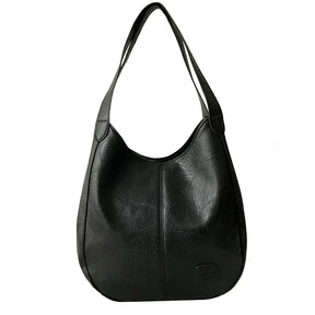 Bolsa Hobo de Couro PU Vintage Feminina