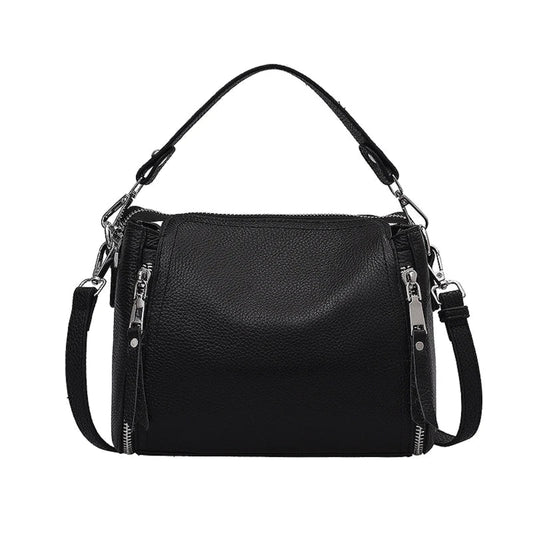 Bolsa Crossbody de Couro Genuíno Feminina de Luxo