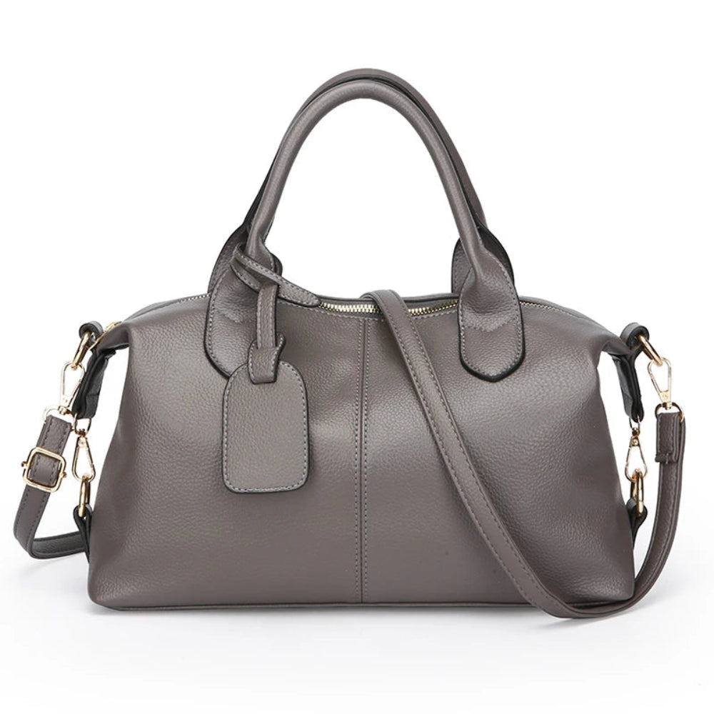 Bolsa de Ombro em Couro Macio - Elegância Casual