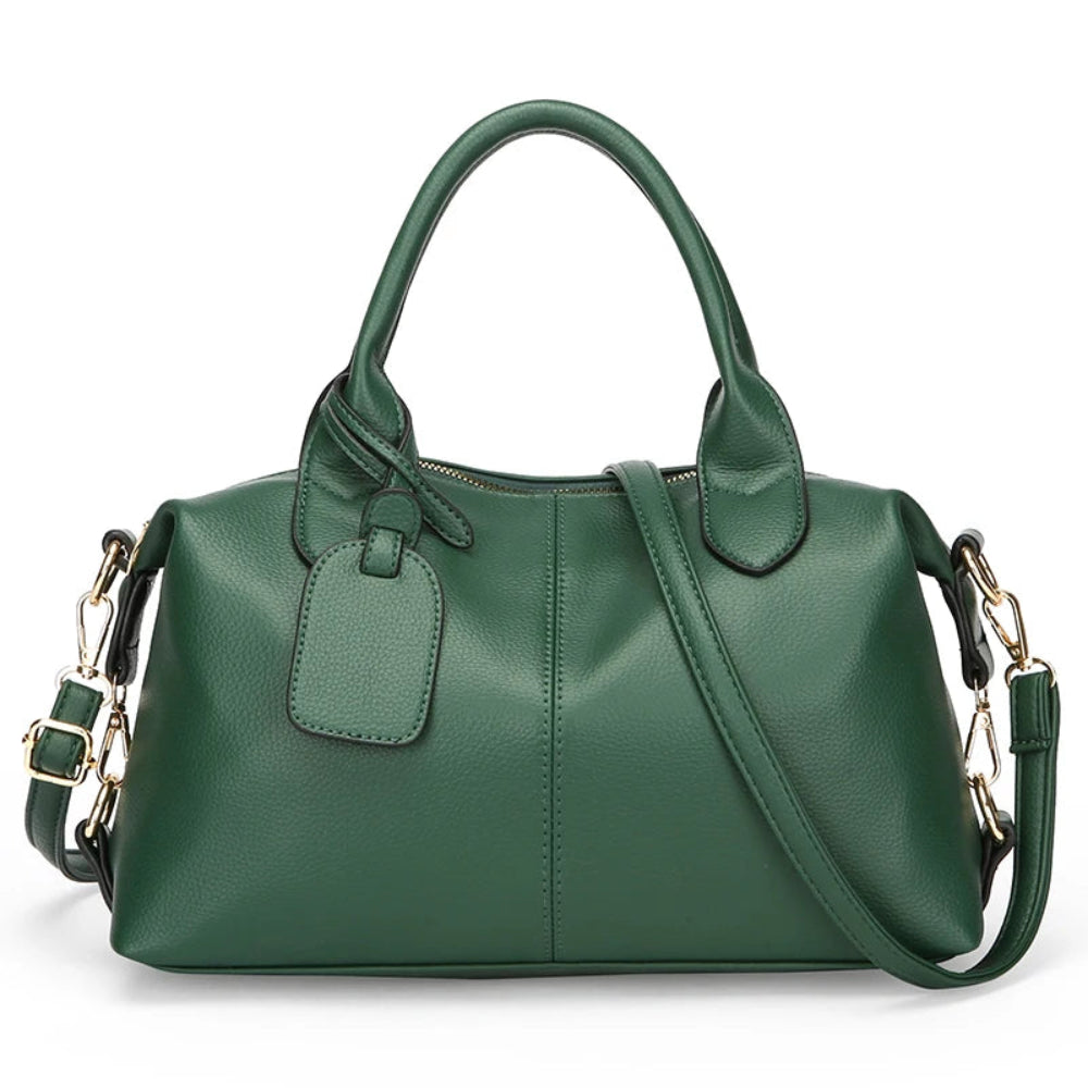 Bolsa de Ombro em Couro Macio - Elegância Casual