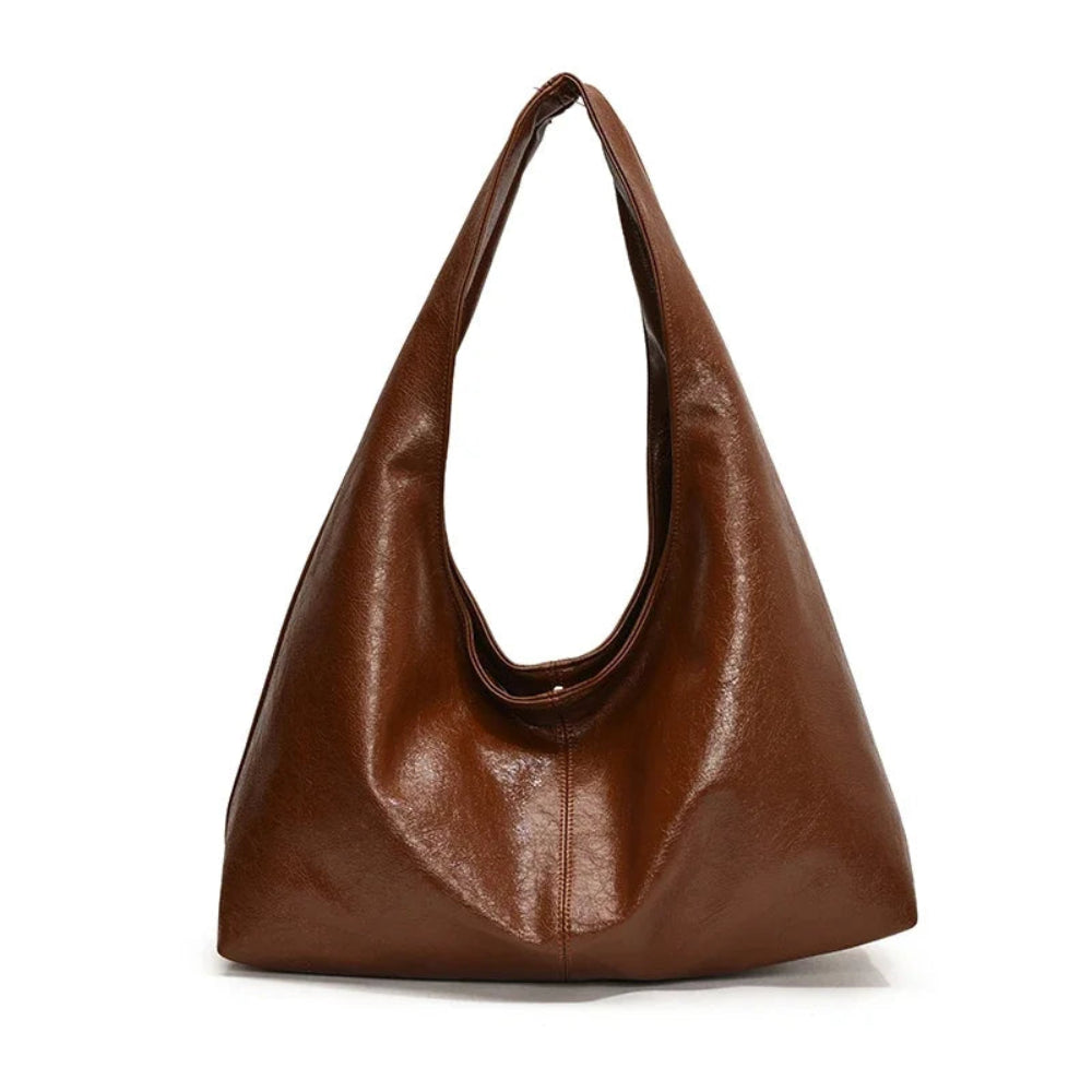 Leftside design grande couro do plutônio hobo axilas sacos senhora inverno bolsa de ombro para as mulheres 2024 nova tendência y2k bolsas e bolsas