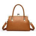 Bolsa Feminina Luxo Couro Transversal e Ombro