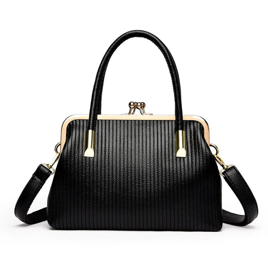 Bolsa Feminina Luxo Couro Transversal e Ombro