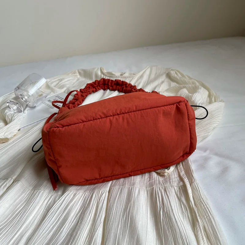 Leftside design macio pano pequeno shopper compras axilas sacos senhora bolsa de ombro para as mulheres 2024 tendência moda y2k bolsas