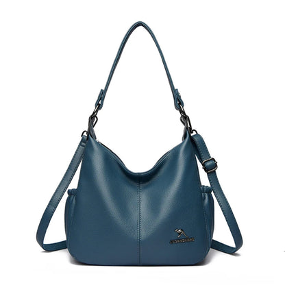 Bolsa de Couro Macio para Mulheres - Design Elegante