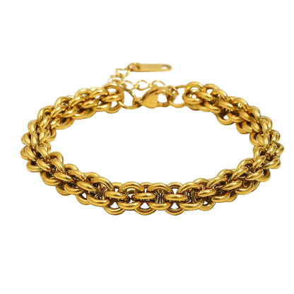 Ebbelle Pulseira de corrente de lanterna criativa de alta qualidade em aço inoxidável à prova d'água joias de mão da moda feminina