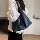 Leftside design de moda bolsa de ombro de couro para as mulheres 2023 tendência feminina simples grande axilas hobo bolsa bolsas e bolsas