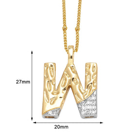 Colar Inicial Personalizado com Cristais FLOLA