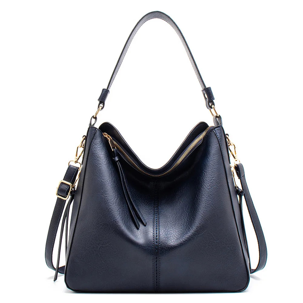 Bolsa Hobo de Couro PU Elegância Atemporal