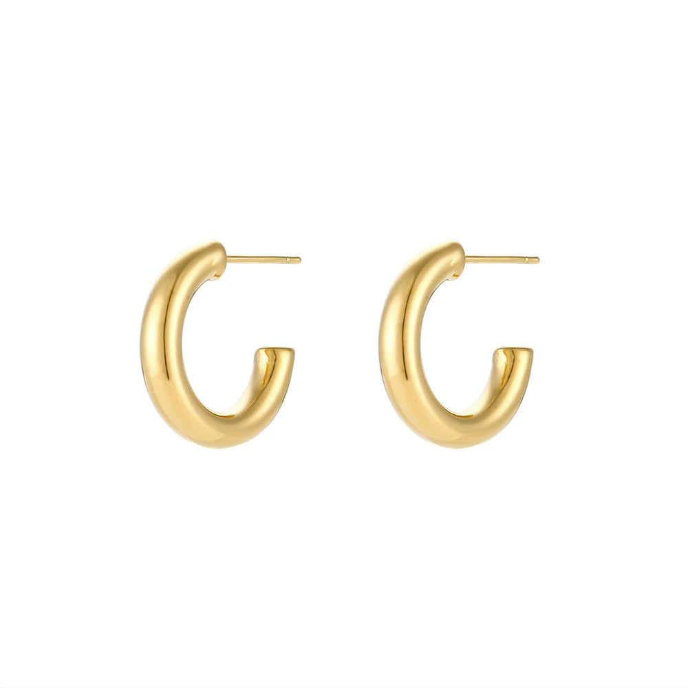 Brincos de Argola em Aço Inoxidável