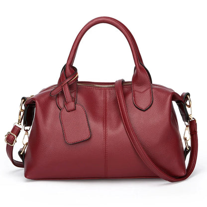 Bolsa de Ombro em Couro Macio - Elegância Casual