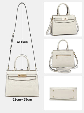 Bolsa de Couro Genuíno Zency - Elegância e Sofisticação