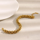 Ebbelle Pulseira de corrente de lanterna criativa de alta qualidade em aço inoxidável à prova d'água joias de mão da moda feminina