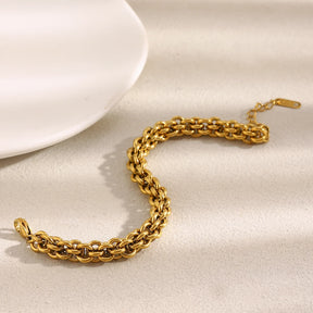 Ebbelle Pulseira de corrente de lanterna criativa de alta qualidade em aço inoxidável à prova d'água joias de mão da moda feminina