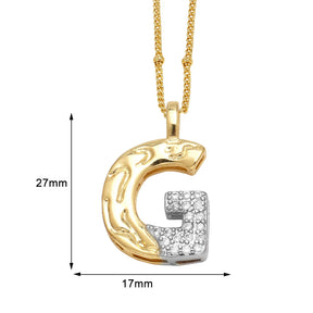 Colar Inicial Personalizado com Cristais FLOLA