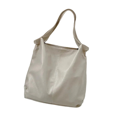 Leftside moda grande sacola de couro para as mulheres 2025 tendências femininas simples grande alta capacidade retro ombro bolsa lateral bolsas