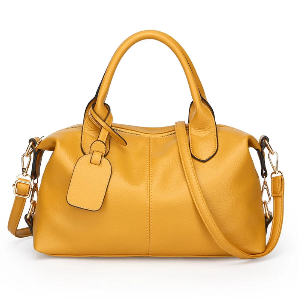 Bolsa de Ombro em Couro Macio - Elegância Casual