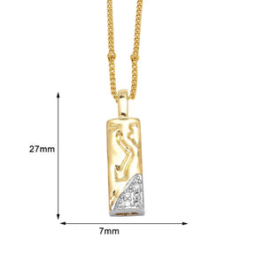 Colar Inicial Personalizado com Cristais FLOLA