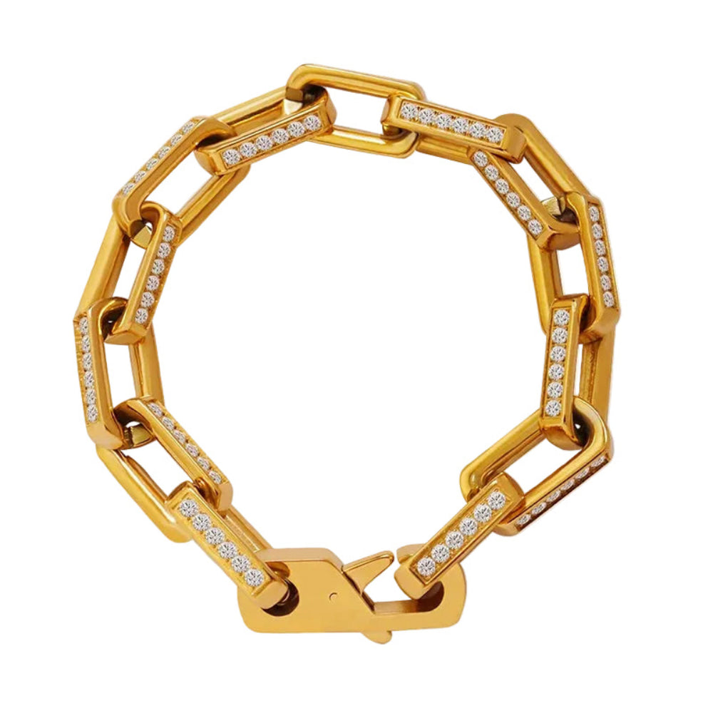 Pulseira Feminina em Aço Inoxidável