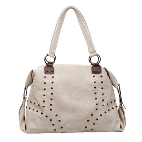 Leftside alta capacidade rebites design couro do plutônio travesseiro sacos para as mulheres 2025 novo estilo punk tendência feminina bolsa de ombro bolsas