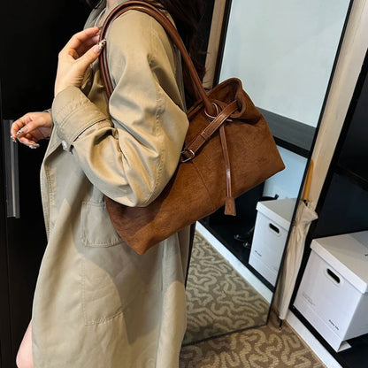 Leftside grande nupck axilas sacos senhora bolsa de ombro para as mulheres 2024 inverno nova tendência moda tendência y2k sacola bolsas