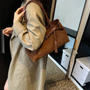 Leftside grande nupck axilas sacos senhora bolsa de ombro para as mulheres 2024 inverno nova tendência moda tendência y2k sacola bolsas