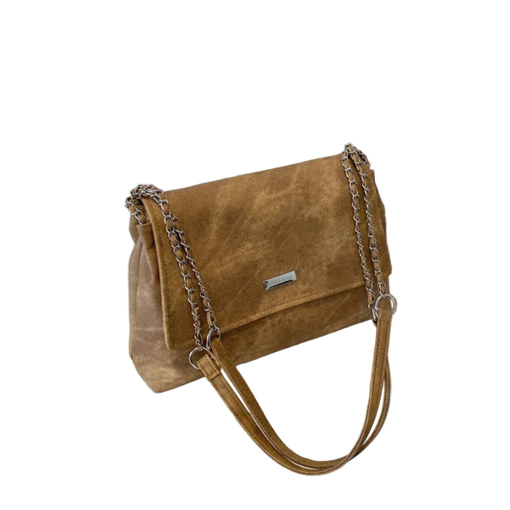 Leftside retro chian couro sacos de ombro para as mulheres simples sacola 2023 inverno crossbody saco senhora viagem bolsas vintage