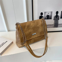 Leftside retro chian couro sacos de ombro para as mulheres simples sacola 2023 inverno crossbody saco senhora viagem bolsas vintage