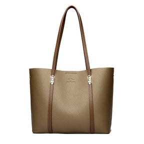 Bolsa de Ombro Luxuosa Feminina em Couro Sintético